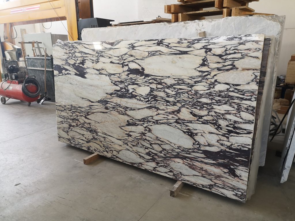 Calacatta Viola marble slab